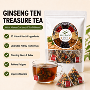 Upgraded Kidney Tea Formula Ginseng Ten Treasure Tea image 2